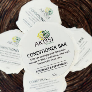 Akusi's Rosemary & Peppermint Conditioning Bar Soap